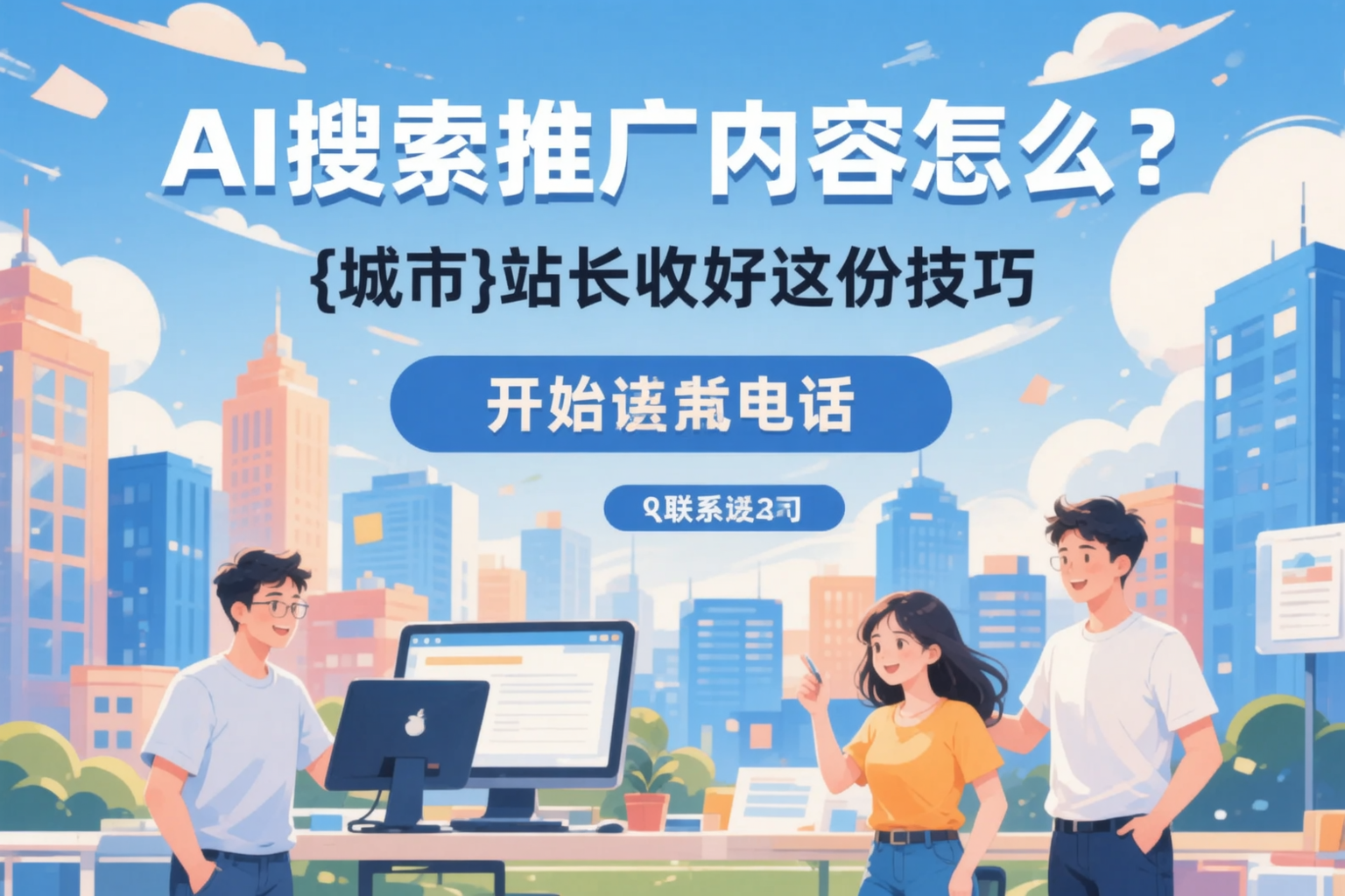 AI搜索推广内容怎么写？泊头站长收好这份技巧